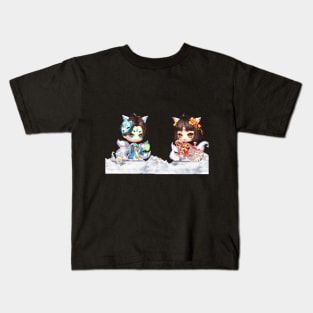 A Sweet and Endearing Fox Painting Kids T-Shirt